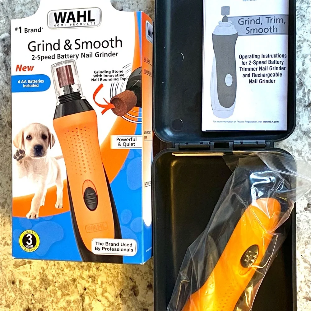 Wahl Grind & Smooth Battery Dog & Cat Nail Grinder